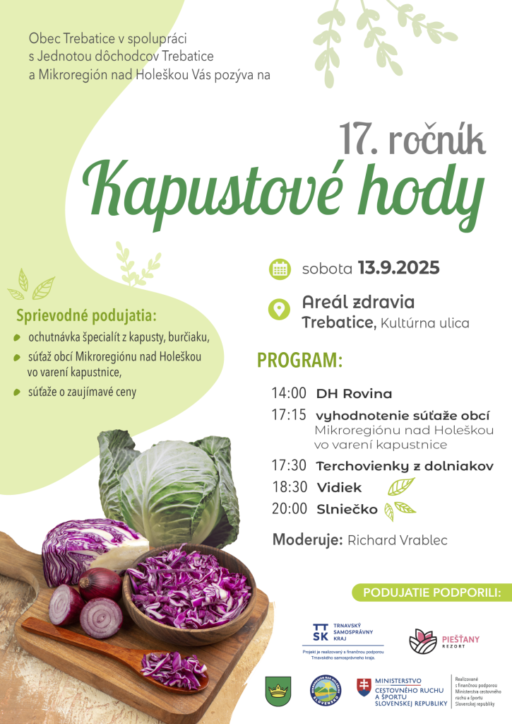 Kapustové hody 2025 - leták