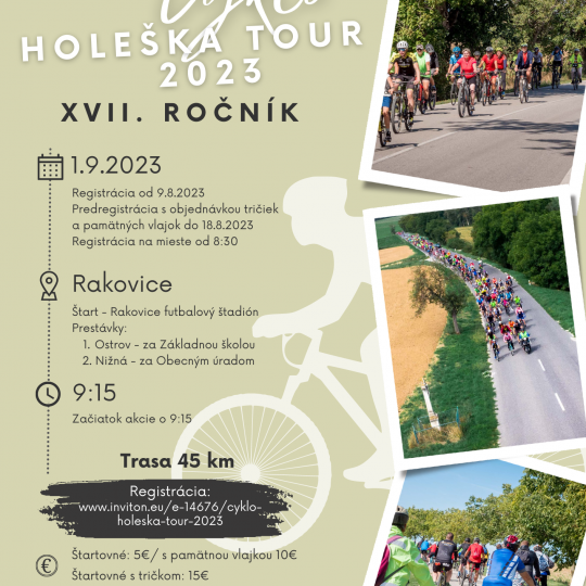 XVII. ročník Cyklo Holeška Tour 2023 1