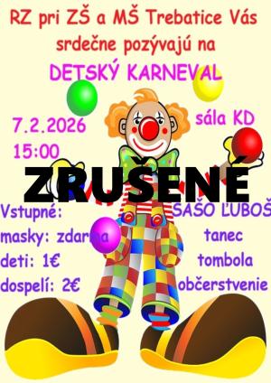 Detský karneval v Trebaticiach 1